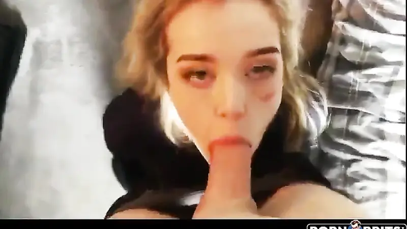 Kitty Cashew Clothed Deepthroating Blowjob