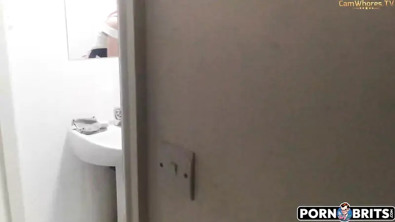 Young British Maid Kittycashew Banged From Behind In The Bathroom